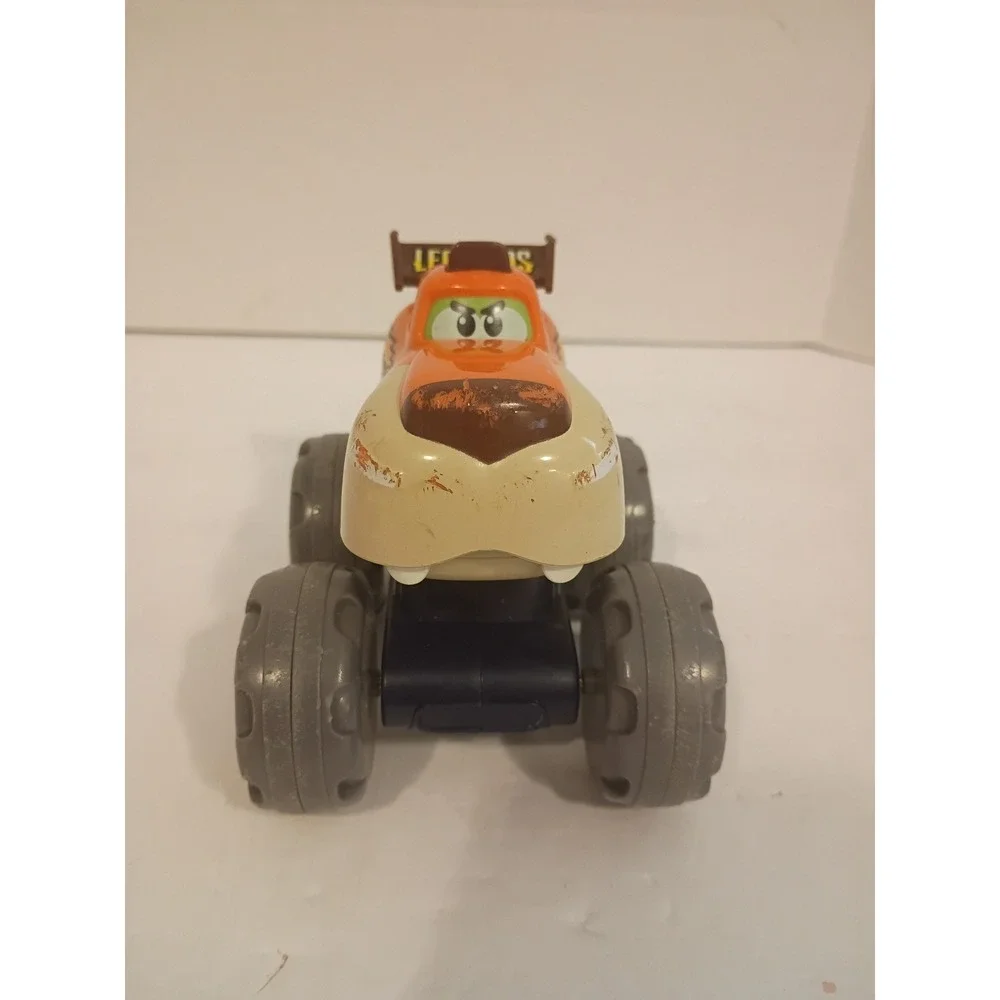 Leopard Monster Truck Toy Orange Chomping Jaw Action Kids Vehicle
